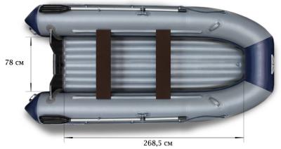 Лодка ПВХ Флагман 380 L с НДНД